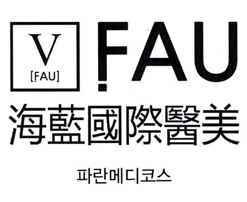 海藍國際醫美FAUV商標第3類注冊狀態及路標網信息查詢指南